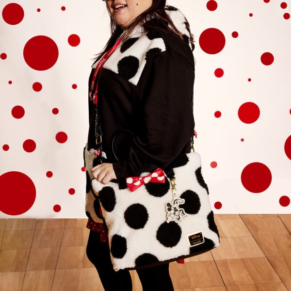 Tote bag Minnie makes the dots rocks - DISNEY LOUNGEFLY