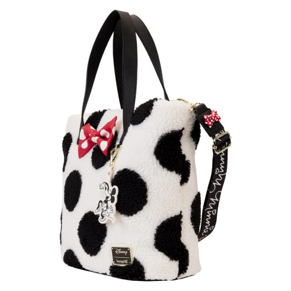 Tote bag Minnie makes the dots rocks - DISNEY LOUNGEFLY