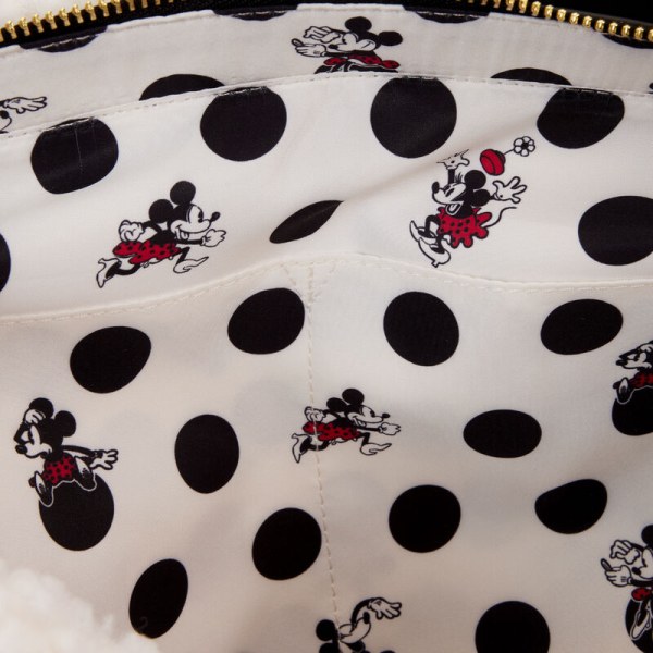 Tote bag Minnie makes the dots rocks - DISNEY LOUNGEFLY
