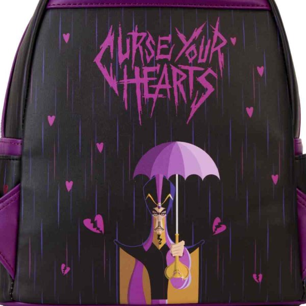 MINI BACKPACK Disney villains curse your hearts - DISNEY LOUNGEFLY