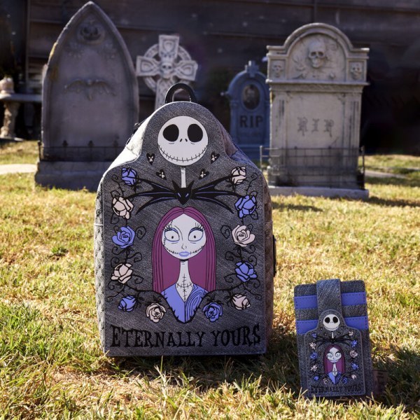 MINI BACKPACK Jack & Sally tombstone "Eternally yours" - DISNEY LOUNGEFLY