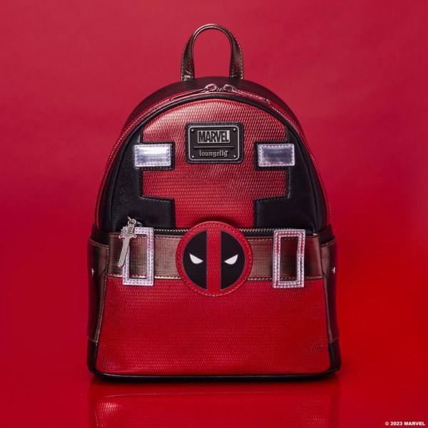 MINI BACKPACK Marvel Metallic Deadpool - MARVEL LOUNGEFLY