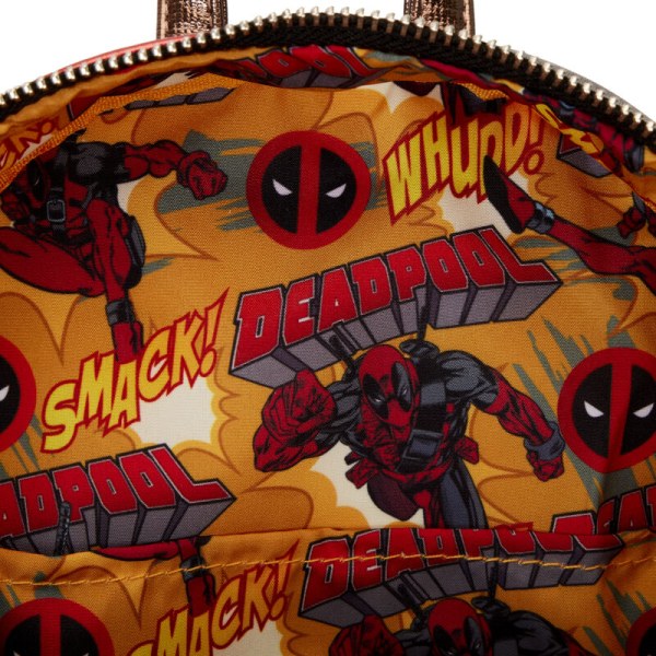 MINI BACKPACK Marvel Metallic Deadpool - MARVEL LOUNGEFLY
