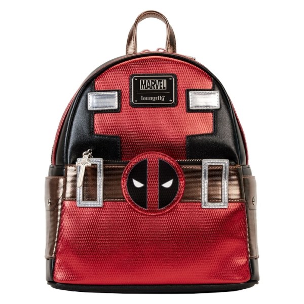 MINI BACKPACK Marvel Metallic Deadpool - MARVEL LOUNGEFLY