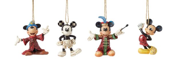 Pack of 4 Mickey Mouse hangings – Disney Traditions