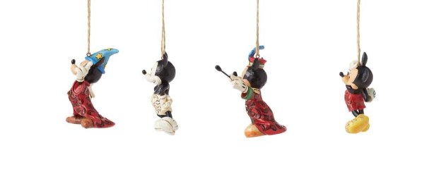 Pack of 4 Mickey Mouse hangings – Disney Traditions