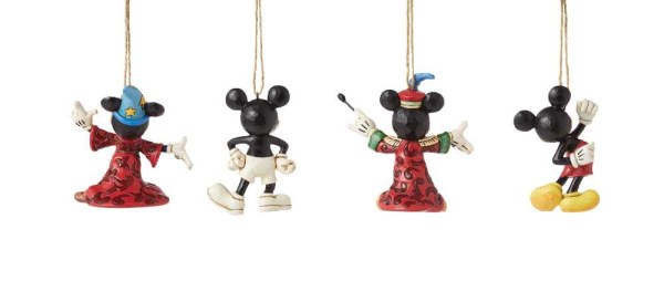 Pack of 4 Mickey Mouse hangings – Disney Traditions