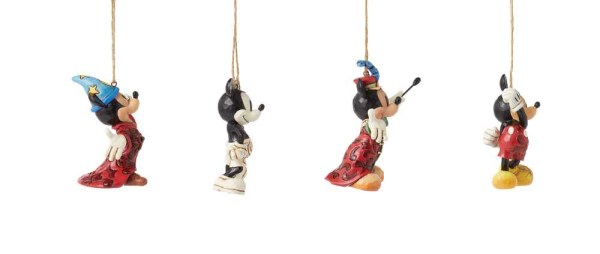 Pack of 4 Mickey Mouse hangings – Disney Traditions