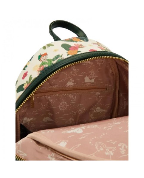 MINI BACKPACK Peter Pan Floral Aop Exclusive - DISNEY LOUNGEFLY