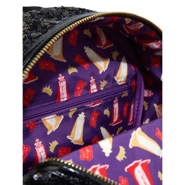 MINI-RUCKSACK Evil Queen Crown Pailletten – DISNEY LOUNGEFLY