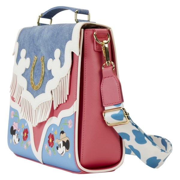 Mickey and Minnie Western fringed SHOULDER BAG - DISNEY LOUNGEFLY