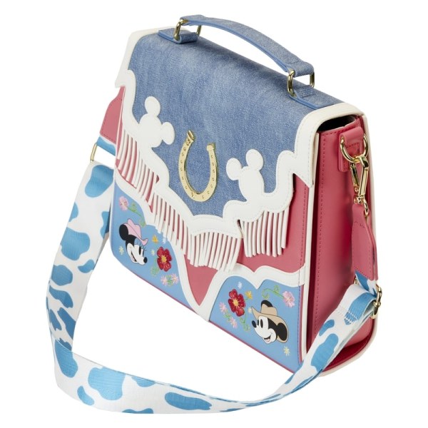 Mickey and Minnie Western fringed SHOULDER BAG - DISNEY LOUNGEFLY