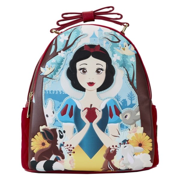 Snow White MINI BACKPACK in Quilted Velvet - DISNEY LOUNGEFLY