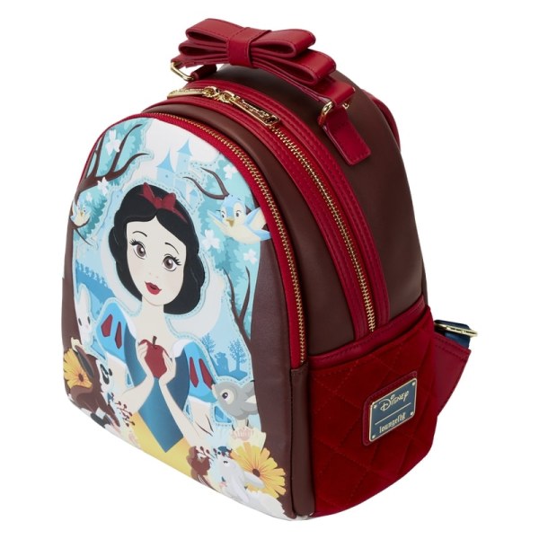 Snow White MINI BACKPACK in Quilted Velvet - DISNEY LOUNGEFLY