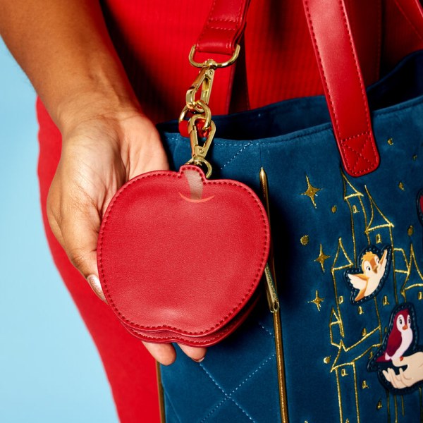 Snow White Tote Bag in quilted velvet - DISNEY LOUNGEFLY