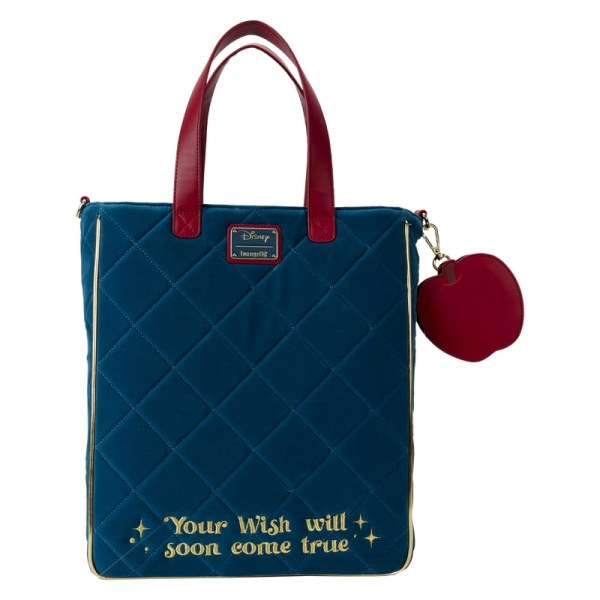 Snow White Tote Bag in quilted velvet - DISNEY LOUNGEFLY