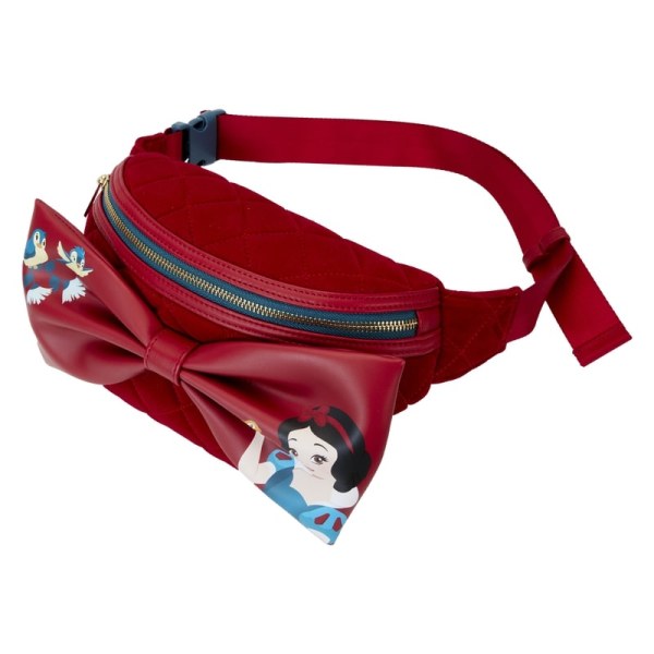 Snow White fanny pack in quilted velvet - DISNEY LOUNGEFLY