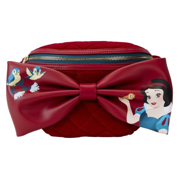Snow White fanny pack in quilted velvet - DISNEY LOUNGEFLY