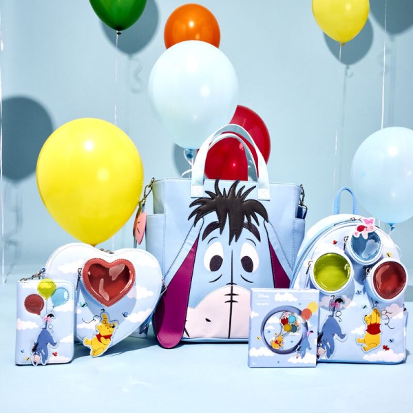 MINI BACKPACK Winnie and her friends float on balloons - DISNEY LOUNGEFLY
