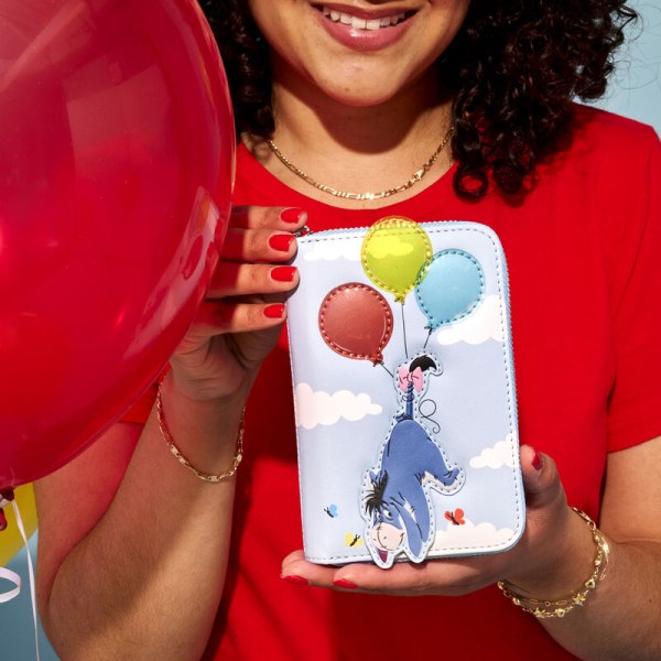 Wallet Winnie and his friends float on balloons - DISNEY LOUNGEFLY