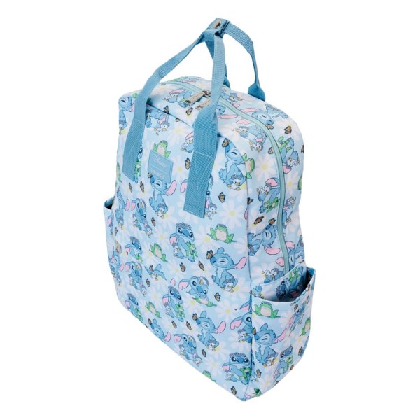 BACKPACK Nylon Stitch Springtime - DISNEY LOUNGEFLY