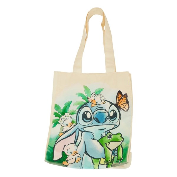 Tote Bag Stitch Springtime - DISNEY LOUNGEFLY