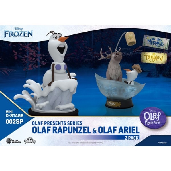 Olaf Rapunzel & Olaf Ariel - DISNEY MINI D-STAGE