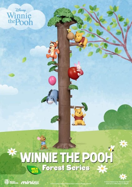 Set of 6 Mini Figure Winnie the pooh Forest series - Disney Mini Egg Attack
