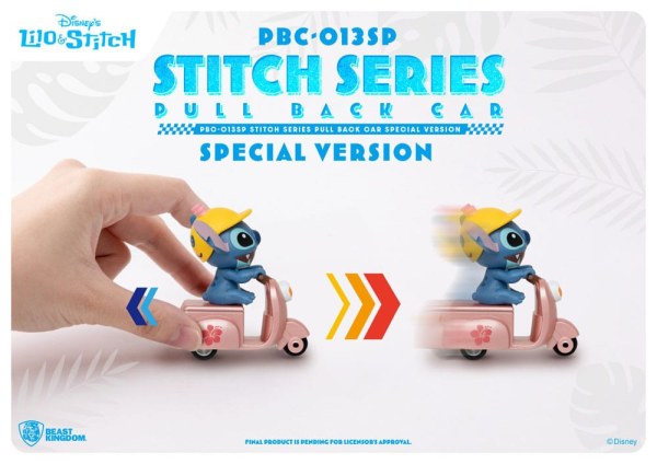 Pack of 6 figurine Stitch in car Special Edition - Disney