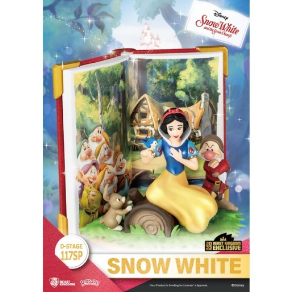 SET SNOW WHITE AND THE EVIL QUEEN BOOK SERIES - DISNEY D-STAGE