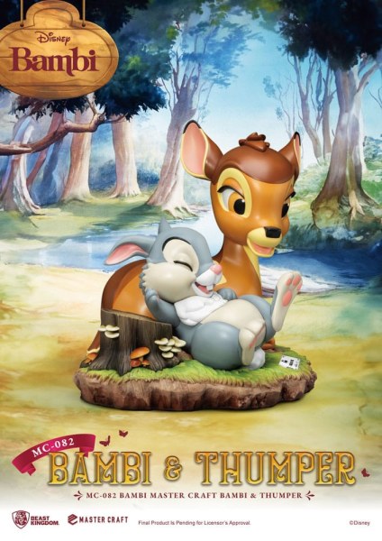 Bambi & Thumper 26 cm statuette - Disney Mastercraft