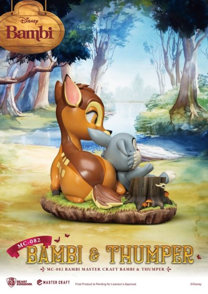 Bambi & Thumper 26 cm statuette - Disney Mastercraft