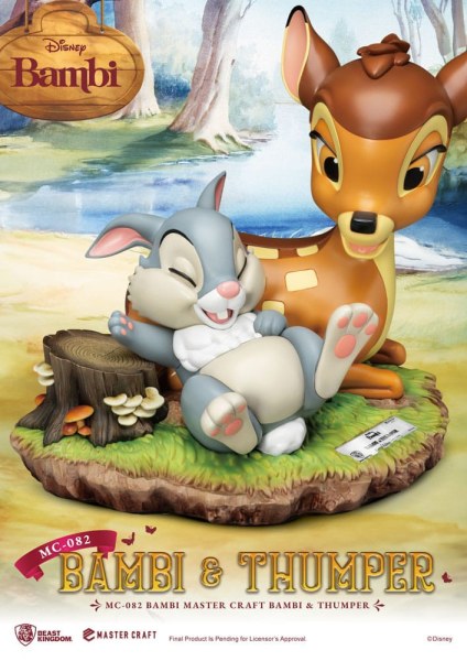 Bambi & Thumper 26 cm statuette - Disney Mastercraft