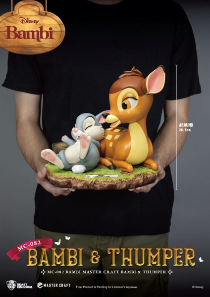 Bambi & Thumper 26 cm statuette - Disney Mastercraft