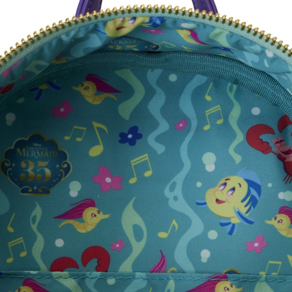 MINI BACKPACK The Little Mermaid 35th Anniversary Life is the Bubbles  - DISNEY LOUNGEFLY