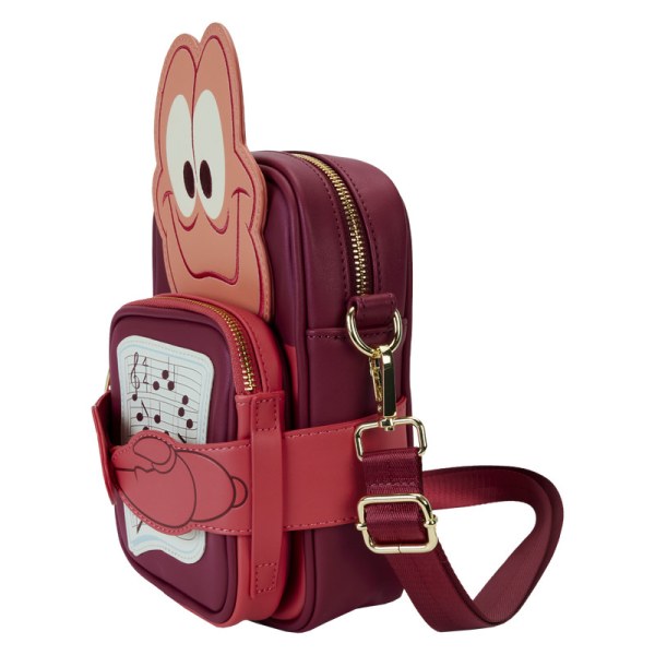 Crossbody Bag with Coin Bag The Little Mermaid 35th Anniversary Sebastian Crossbuddies® Cosplay - DISNEY LOUNGEFLY