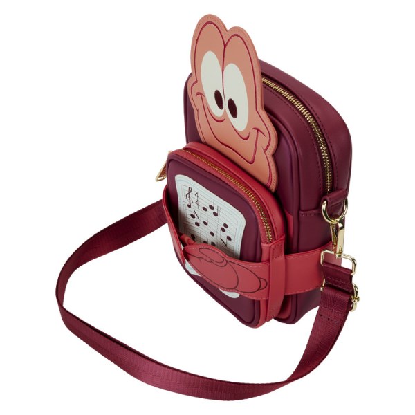 Crossbody Bag with Coin Bag The Little Mermaid 35th Anniversary Sebastian Crossbuddies® Cosplay - DISNEY LOUNGEFLY