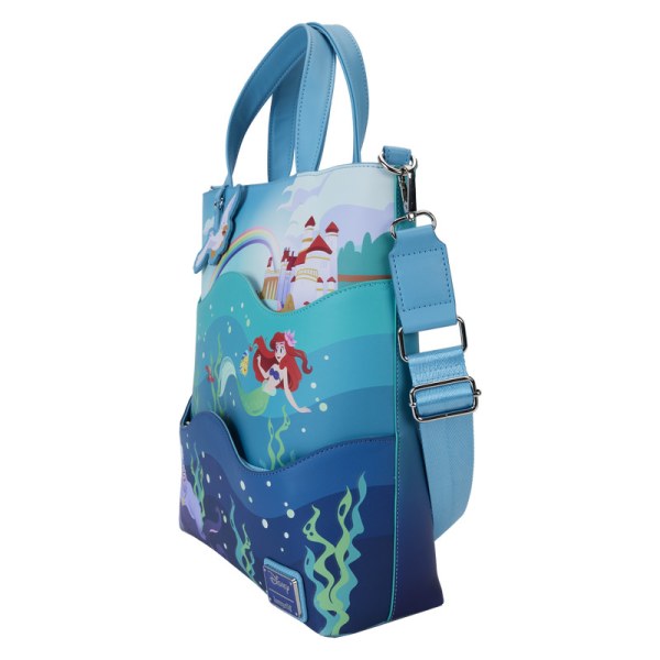 Tote Bag The Little Mermaid 35th Anniversary Life is the Bubbles Glow - DISNEY LOUNGEFLY