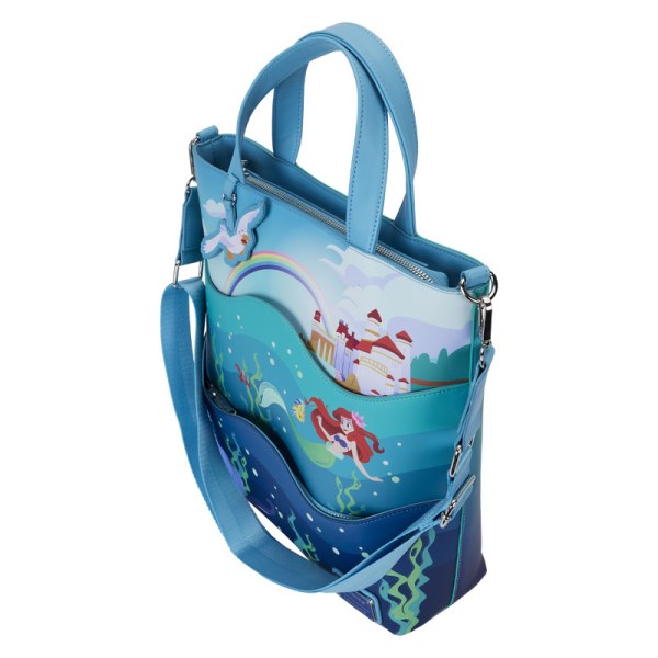 Tote Bag The Little Mermaid 35th Anniversary Life is the Bubbles Glow - DISNEY LOUNGEFLY