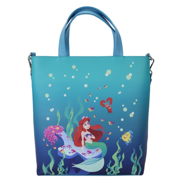Tote Bag The Little Mermaid 35th Anniversary Life is the Bubbles Glow - DISNEY LOUNGEFLY