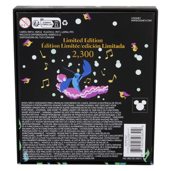 Collector's PIN The Little Mermaid 35th Anniversary Life is the Bubbles Limited Edition - Disney