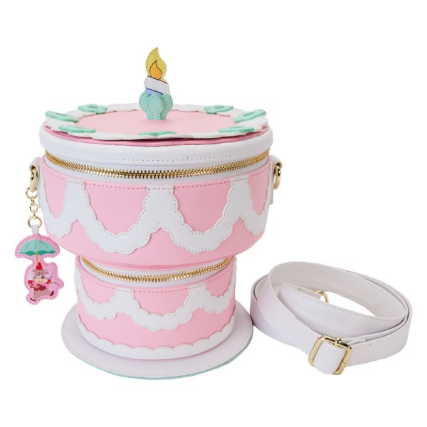 SHOULDER BAG Alice in Wonderland Unbirthday Cake Figural Glow - DISNEY LOUNGEFLY
