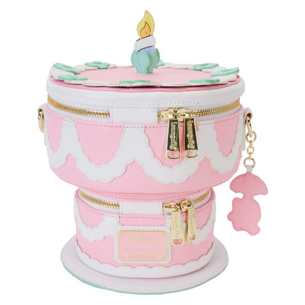 SHOULDER BAG Alice in Wonderland Unbirthday Cake Figural Glow - DISNEY LOUNGEFLY
