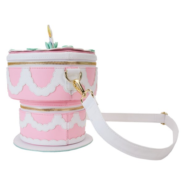SHOULDER BAG Alice in Wonderland Unbirthday Cake Figural Glow - DISNEY LOUNGEFLY