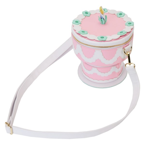 SHOULDER BAG Alice in Wonderland Unbirthday Cake Figural Glow - DISNEY LOUNGEFLY