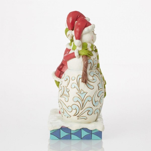 GRINCH NEXT TO GRINCHY SNOWMAN - JIM SHORE GRINCH