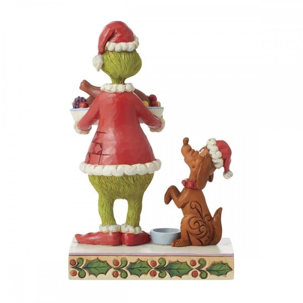 GRINCH WITH CHRISTMAS DINNER - JIM SHORE GRINCH