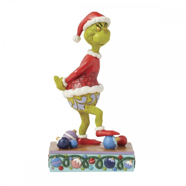 GRINCH STEPPING ON ORNAMENT - JIM SHORE GRINCH