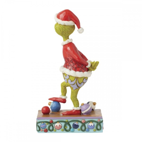 GRINCH STEPPING ON ORNAMENT - JIM SHORE GRINCH