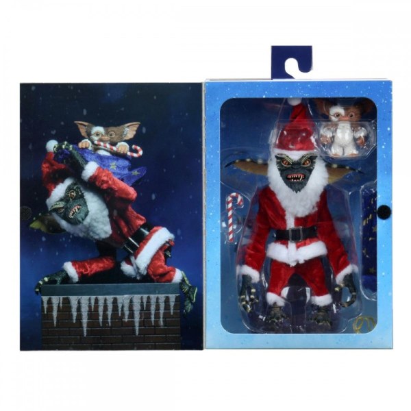 GREMLINS - ACTION FIGURE - SANTA STRIPE & GIZMO